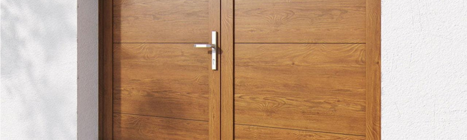 Zweiflügelige Garagentore